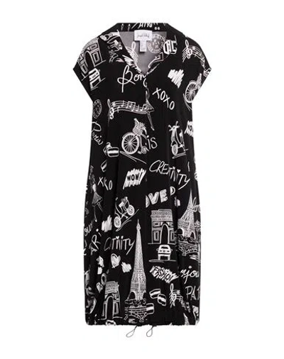 Joseph Ribkoff Woman Mini Dress Black Size 16 Polyester, Elastane