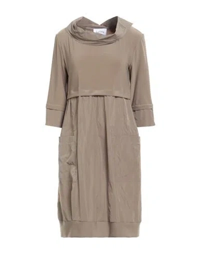 Joseph Ribkoff Woman Mini Dress Sand Size 8 Polyester, Elastane