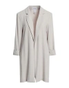 Joseph Ribkoff Woman Overcoat & Trench Coat Light Grey Size 12 Polyester