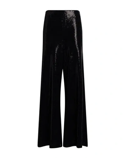 Joseph Ribkoff Woman Pants Black Size 16 Nylon, Elastane, Metallic Fiber
