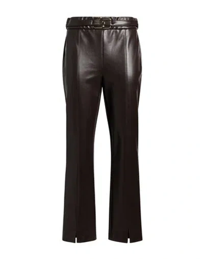 Joseph Ribkoff Woman Pants Chocolate Brown Size 10 Polyamide, Polyurethane, Elastane