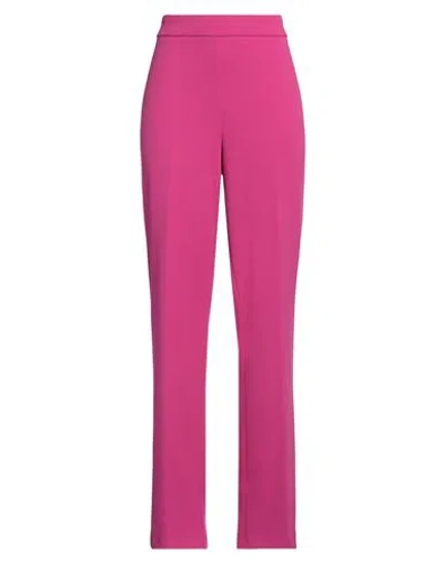 Joseph Ribkoff Woman Pants Fuchsia Size 14 Polyester, Elastane