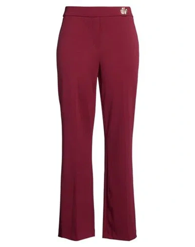 Joseph Ribkoff Woman Pants Garnet Size 16 Polyester, Elastane In Red