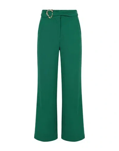 Joseph Ribkoff Woman Pants Green Size 12 Polyester, Elastane