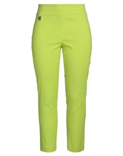 Joseph Ribkoff Woman Pants Lime Green Size 14 Rayon, Nylon, Elastane