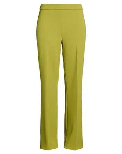 Joseph Ribkoff Woman Pants Lime Green Size 16 Polyester, Elastane In Black
