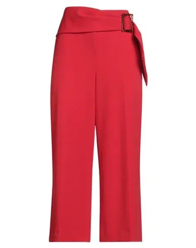 Joseph Ribkoff Woman Pants Red Size 8 Polyester, Elastane