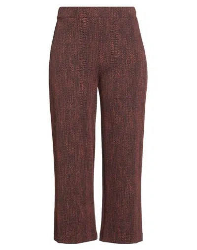 Joseph Ribkoff Woman Pants Rust Size 10 Rayon, Polyester, Elastane In Red