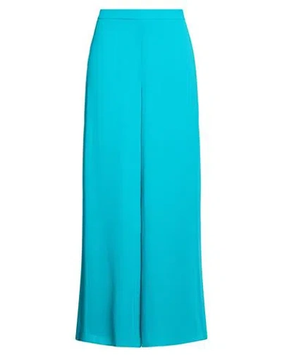 Joseph Ribkoff Woman Pants Turquoise Size 8 Polyester In Blue