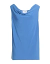 Joseph Ribkoff Woman Top Azure Size 14 Polyester, Elastane In Blue
