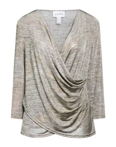 JOSEPH RIBKOFF JOSEPH RIBKOFF WOMAN TOP BEIGE SIZE 10 POLYESTER, ELASTANE