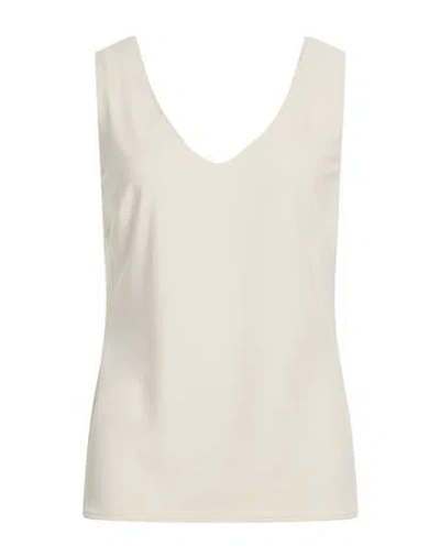 Joseph Ribkoff Woman Top Beige Size 12 Polyester, Elastane In Neutral
