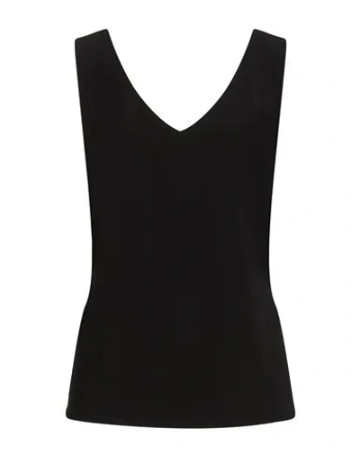 Joseph Ribkoff Woman Top Black Size 14 Polyester, Elastane