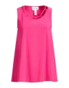 Joseph Ribkoff Woman Top Fuchsia Size 10 Polyester, Elastane In Pink