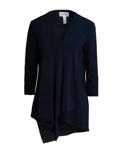 Joseph Ribkoff Woman Top Midnight Blue Size 8 Polyester, Elastane