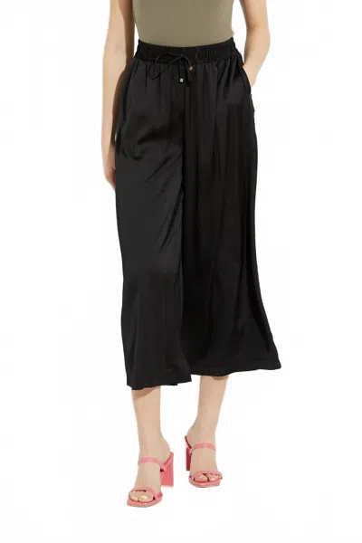 Joseph Ribkoff Women's Drawstring Cropped Pants In Black