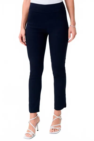 Joseph Ribkoff Women's Melia Jacquard Pants In Midnight Blue