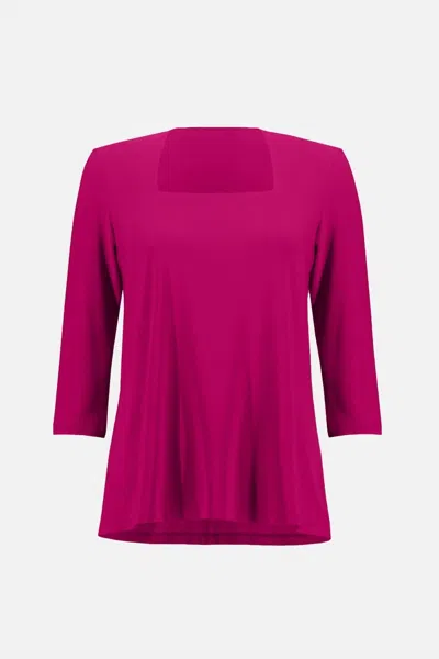 Joseph Ribkoff Women's Square Neck Top In Opulence In Multi