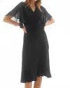 Joseph Ribkoff Women's Wrap Dress In Black In Black