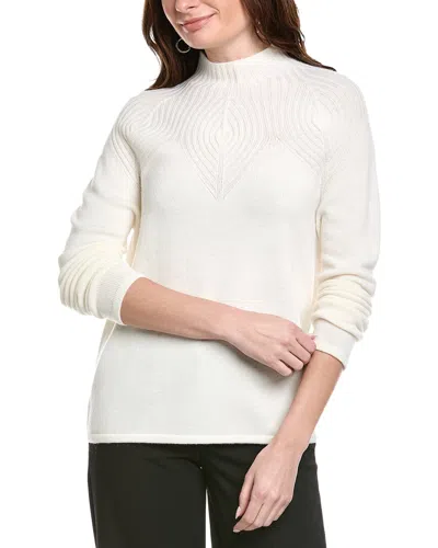 Joseph Ribkoff Wool Sweater In Burgundy