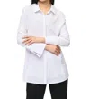 Joseph Ribkoff Woven Button-down Blouse In White In White