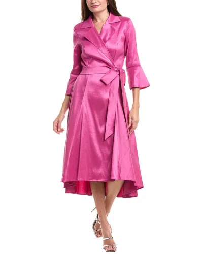 Joseph Ribkoff Wrap Dress In Pink