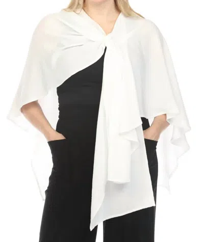 Joseph Ribkoff Wrap Gauze Cover-up In White