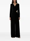 Joseph Ribkoff Wrap-front Jumpsuit In Black