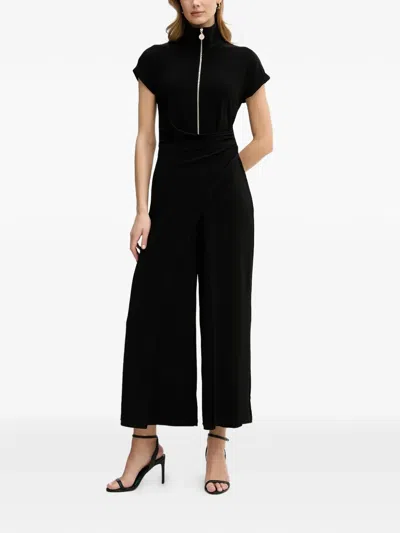 Joseph Ribkoff Zip High-neck Jumpsuit In Black