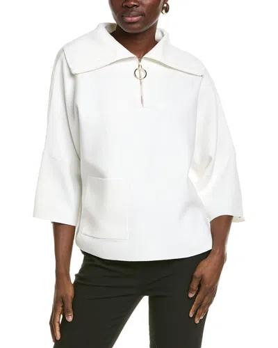 Joseph Ribkoff Zipped Funnel Neck Sweater