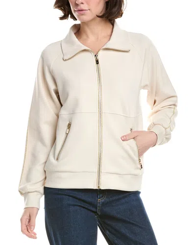Joseph Ribkoff Zipper Cardigan In Multi
