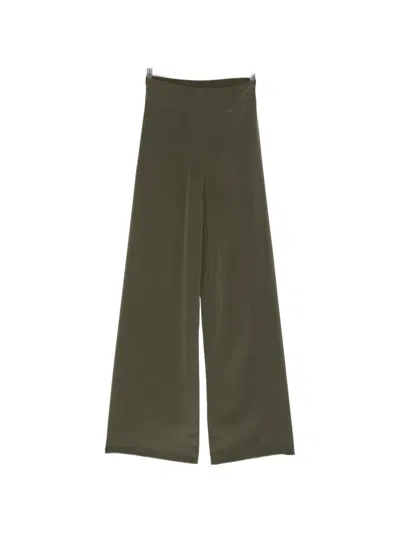 Joseph Rihani Slit Palazzo Pants In Green