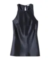 Joseph Ritz Double Satin Top In Blue