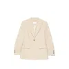 Joseph Rochd Button Single-breasted Blazer In Neutral