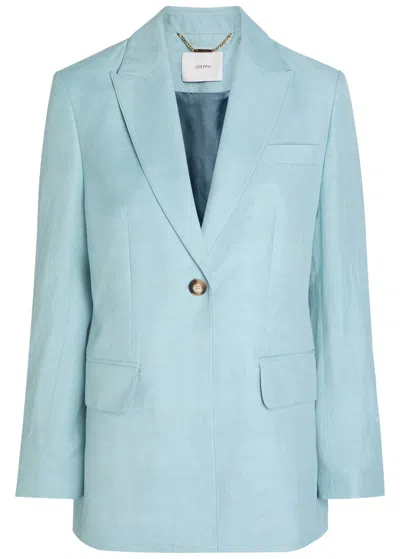 Joseph Rochd Woven Blazer In Blue