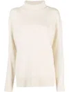 Joseph Roll-neck Long-sleeve Jumper In Neutrals