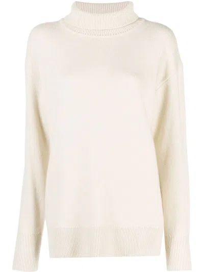Joseph Roll-neck Long-sleeve Jumper In Neutrals