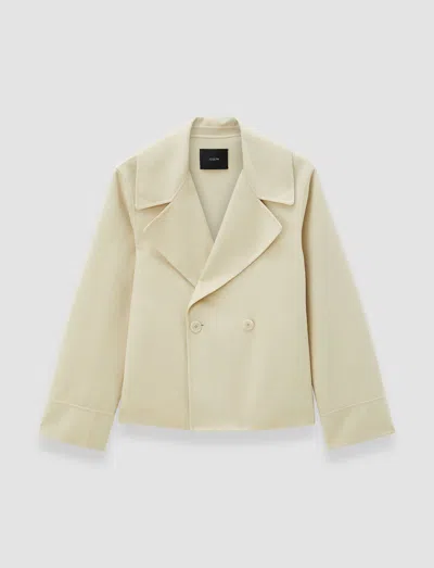 Joseph Rollet Light Double Face Wool Jacket In Sand