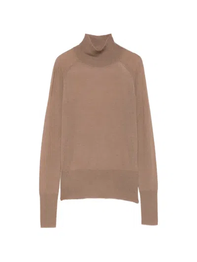 Joseph Roll-neck Sweater In Animal Print
