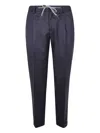 Joseph Roma Flanel Coulisse Chino Trousers In Blue