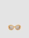 Joseph Round Sunglasses In Beige