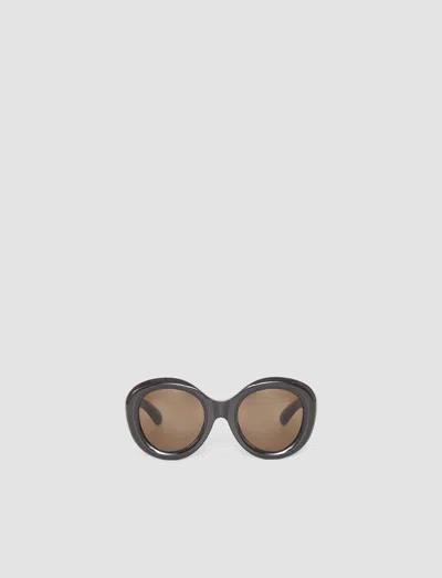Joseph Round Sunglasses In Gray