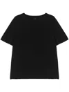 Joseph Rubin Crepe-de-soie Silk T-shirt In Black