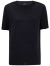 Joseph Rubin Blouse Crepe De Soie In Blue