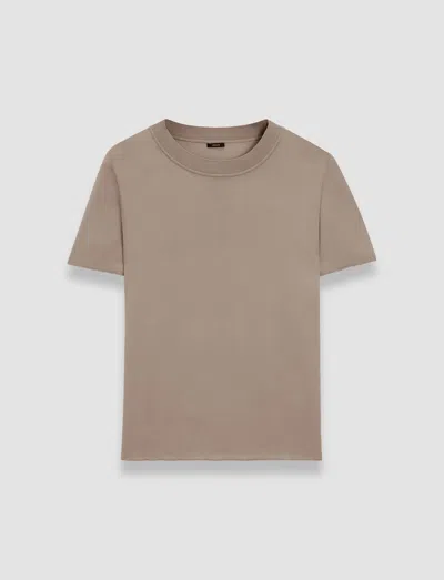 Joseph Rubin Crepe De Soie Silk Blouse In Brown