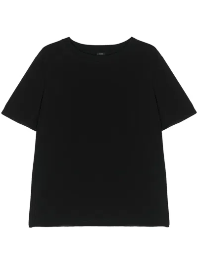 JOSEPH RUBIN CREPE-DE-SOIE SILK T-SHIRT