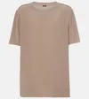 Joseph Rubin Silk T-shirt In Escargot