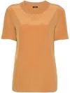Joseph Short-sleeve T-shirt In Brown