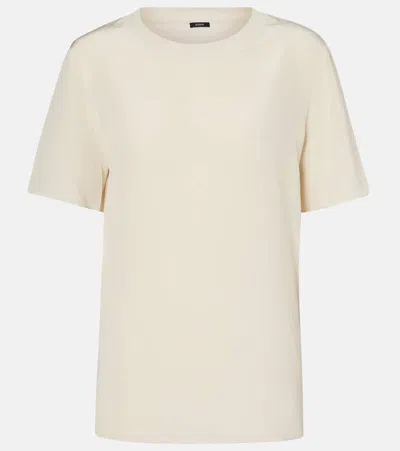Joseph Rubin Silk T-shirt In White