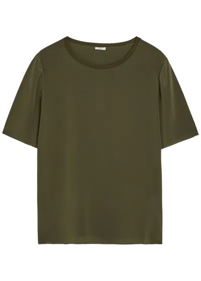 Joseph Rubin Silk T-shirt In Green